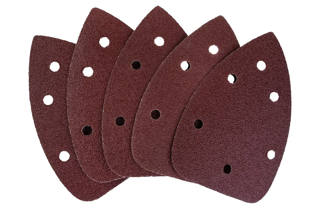 Schleifdreiecke, Korn 60, 140 x 140 x 8 mm, 5 Stück