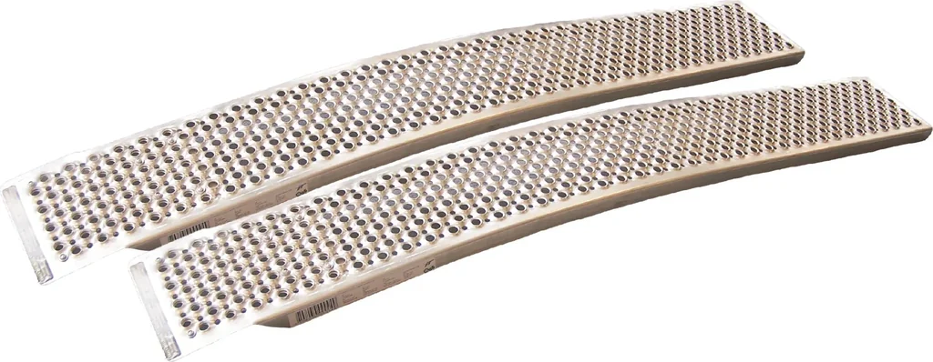 Alu-Auffahr- und Verladerampen, gebogen, 2 Stück