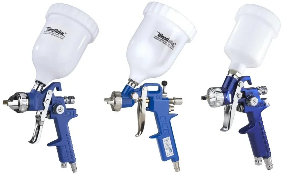 Farbspritzpistole mit Fließbecher, 100 ml
