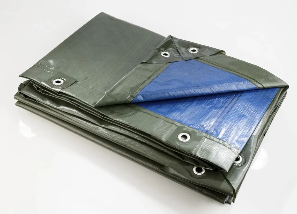 Abdeckplane, grün/blau, super stark 250 g/ m²,4 x 6 m