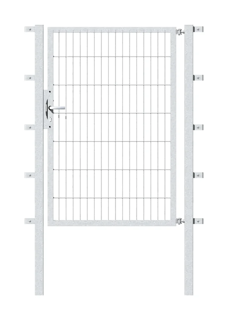 Einzeltor Flexo mit Zubehör, feuerverzinkt/ Breite 100 cm, Höhe 140 cm