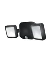 Batteriebetriebenes LED Outdoor Doppel-Flutlicht mit Bewegungsmelder