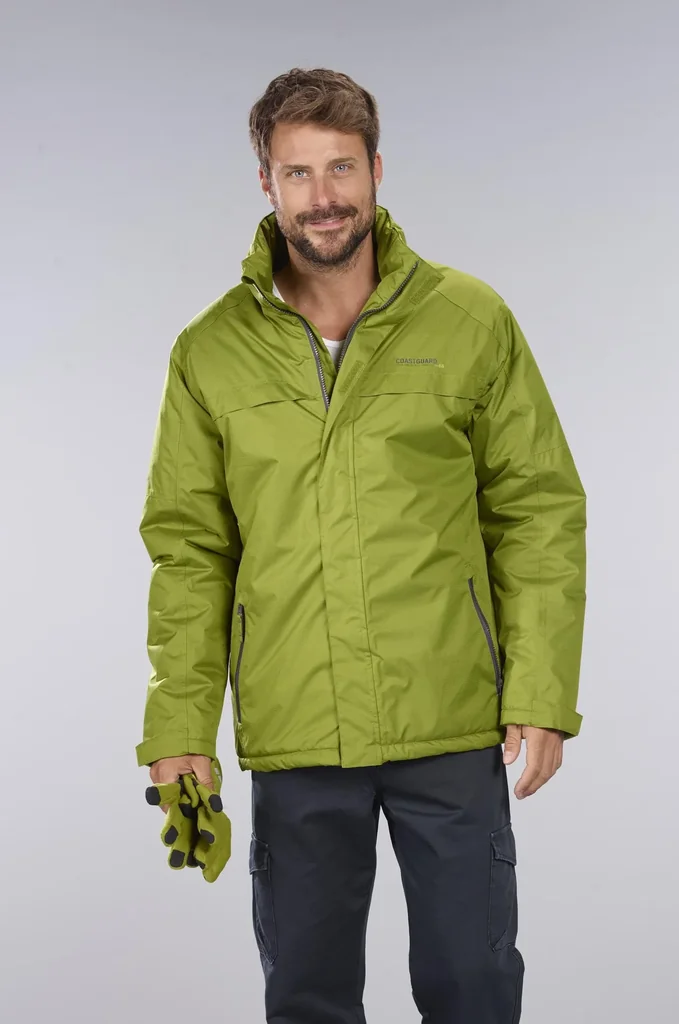 Funktionsjacke Farbe grün, atmungsaktiv, winddicht und wasserabweisend, Gr.4XL