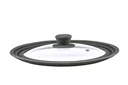 Universal - Glasdeckel mit Silikonrand für 16/18/20cm