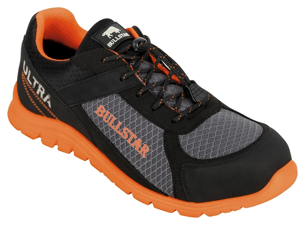 Sicherheitsschuh S1p, schwarz-orange, Gr. 40