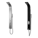 Duschpaneel Care Chrom 150x15 cm, Duschset mit 2 verschiedene Duschfunktionen