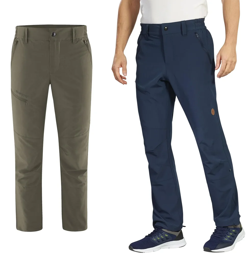 Outdoorhose Stretch, Farbe khaki, Gr.54