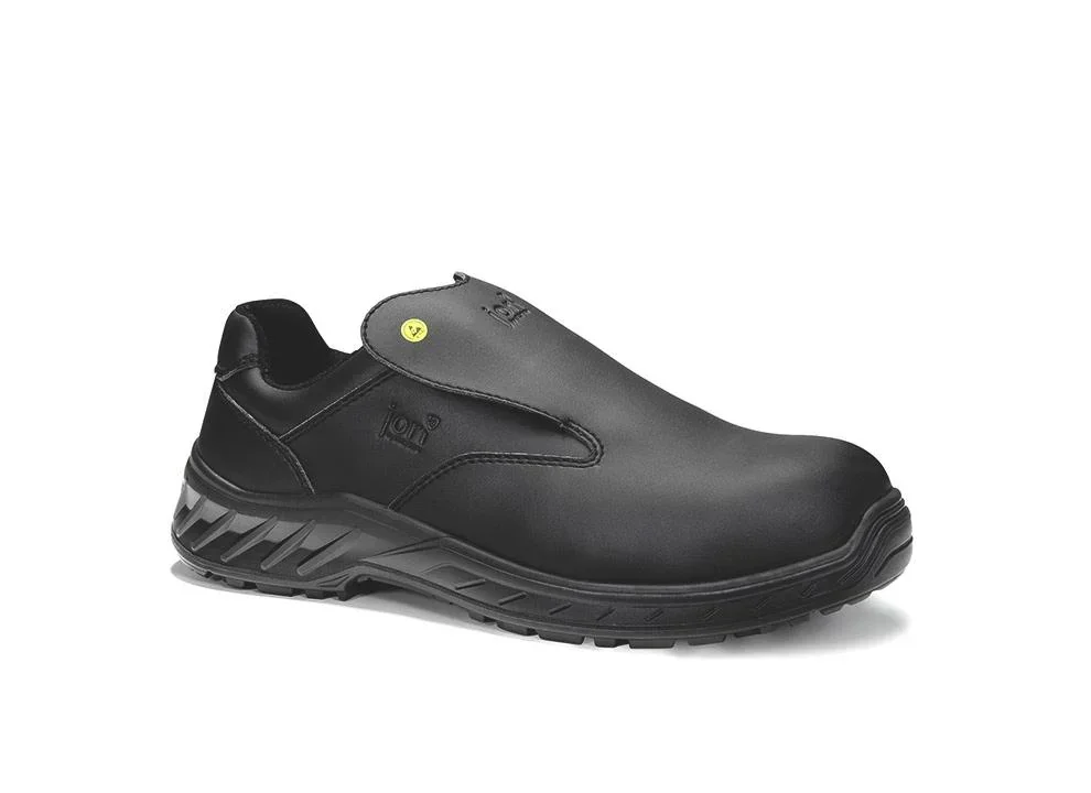 Sicherheitshalbschuh jo_CLEAN Slipper black Low ESD S3 Gr. 46