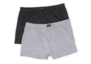 Retroshorts im 2er Set, hellgrau/dunkelgrau, Gr.8