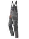 Latzhose, Farbe grau/schwarz, Gr.58
