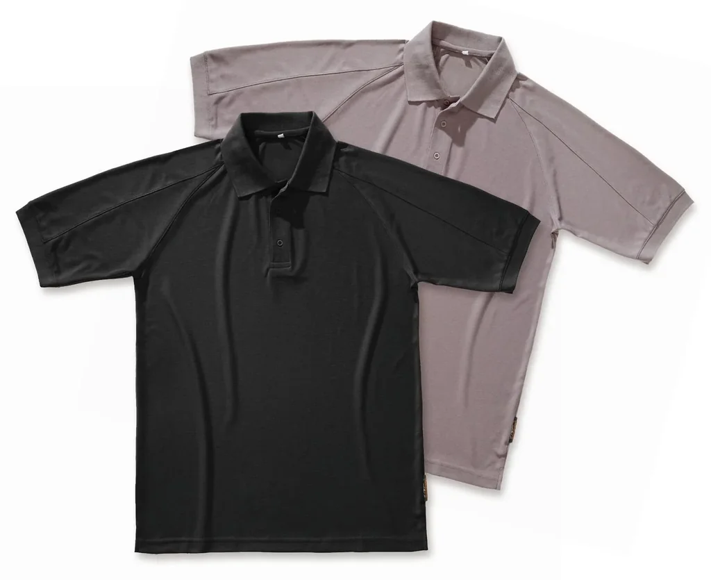 Funktions Polo-Shirt, Farbe schwarz, Gr. M
