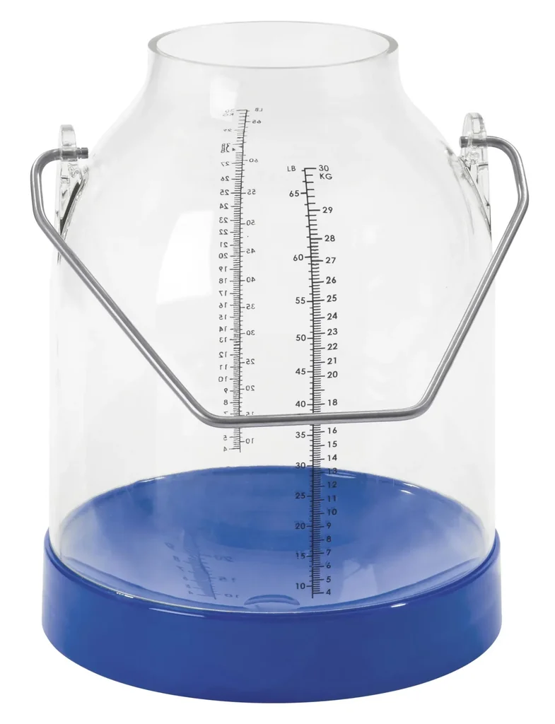 Melkeimer, 30 Liter, blau, Bügelhöhe 143 mm