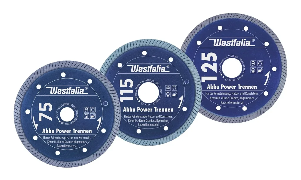 Diamanttrennscheibe Akku Power Trennen, Durchmesser 115 mm
