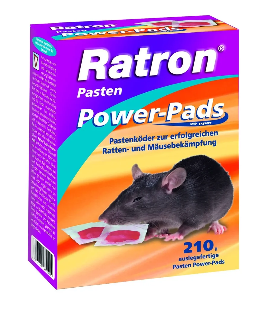 Ratron Pasten Power-Pads, anwendungsfertig, 30 x 15 g