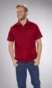 Poloshirt mit Knopfleiste, Farbe rot, Gr.M