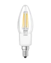 LED STAR FILAMENT Kerze mit 6 Watt, E14, warmweiß, klar
