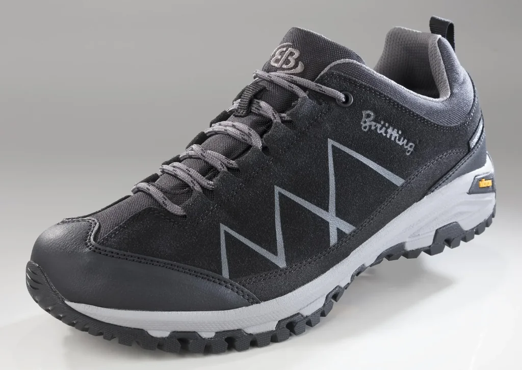 Trekkingschuh mit Vibramsohle, Farbe schwarz, Gr.46