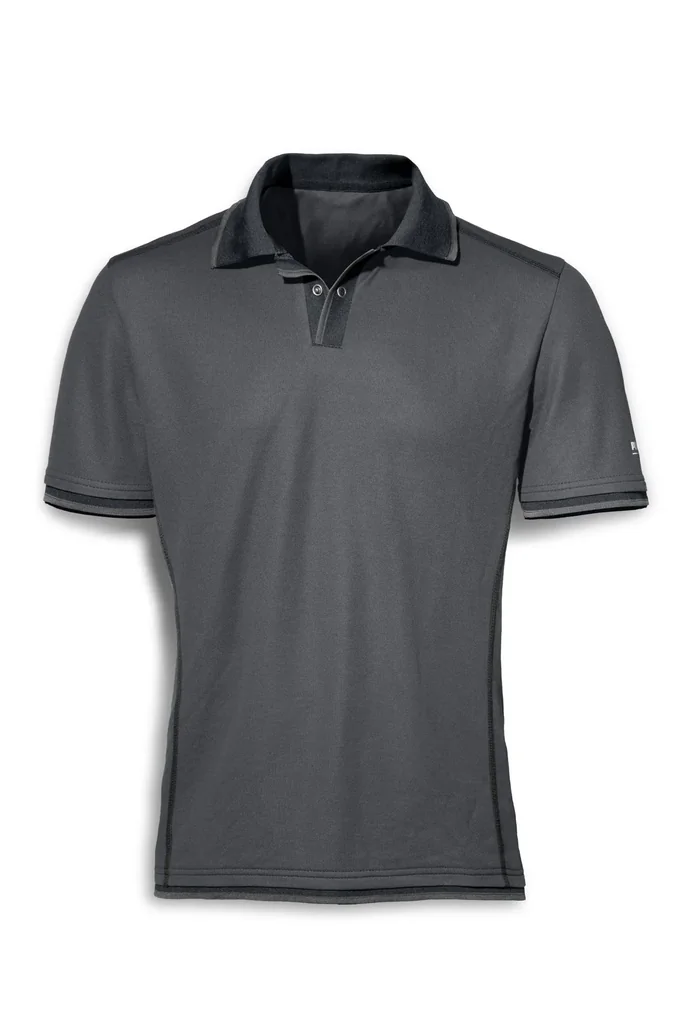 Polo-Shirt CHAMP, Farbe stahlgrau/carbon, Größe XL
