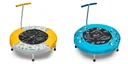 Trampolin Junior Bouncer Meeres-Sound, In- und Outdoor-Trampolin für Kinder, Haltegriff, Durchmesser 81 cm, rund