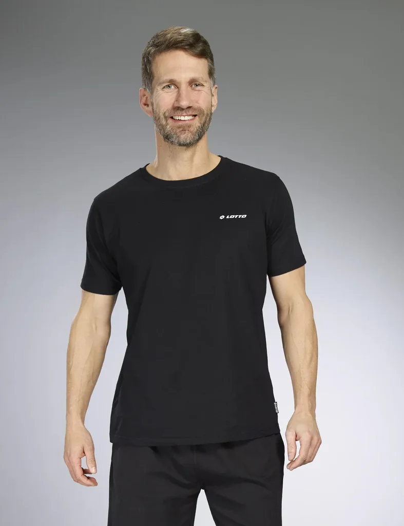 T-Shirts im Doppelpack, Farbe schwarz, Gr.M