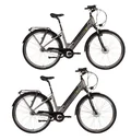Unisex City E-Bike, 28 Zoll, Rahmenhöhe 50 cm, 7-Gang Nabenschaltung, silber, Hamburg