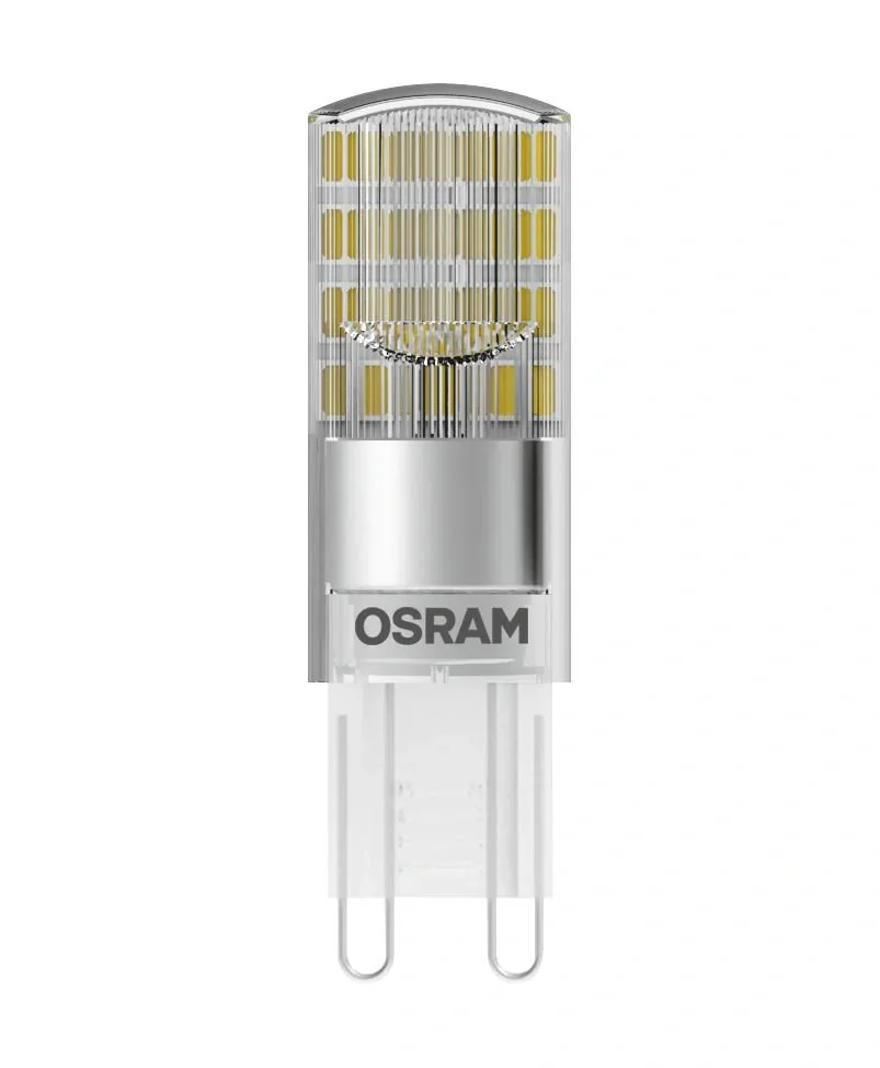 LED Star Stiftlampe PIN30, 2,6 Watt, G9, warmweiß, klar