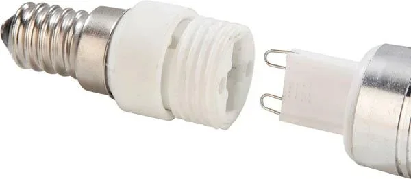Adapter E14 auf G9 Sockel, 3 Stück