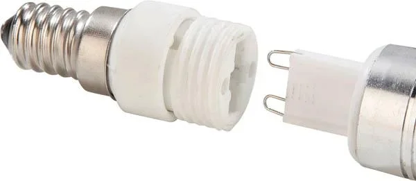 Adapter E14 auf G9 Sockel, 3 Stück
