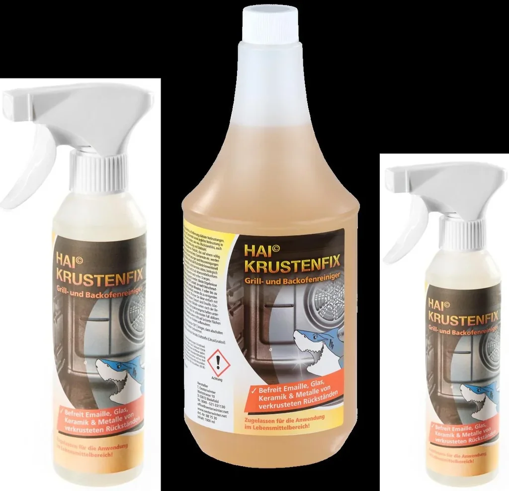Grill- und Backofenreiniger Krustenfix, Nachfüllflasche, 1 Liter