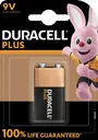 Duracell - Plus Alkaline-Batterie 9 V E-block 6LR61 MN1604 - 1 Stück
