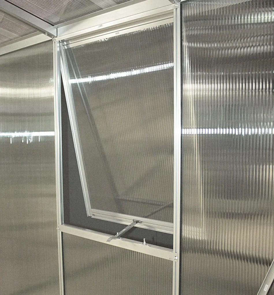 Seitenfenster V HKP 6 mm, Farbe alu