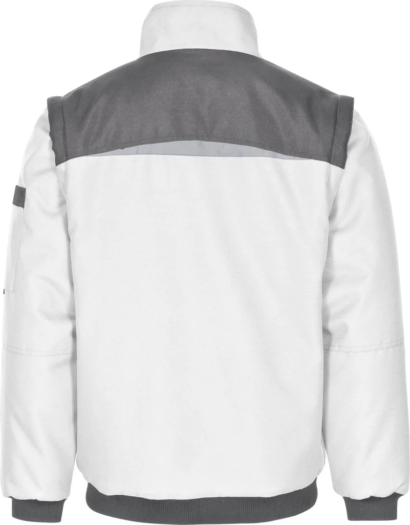 Funktionsblouson, weiss-grau, Gr. XL