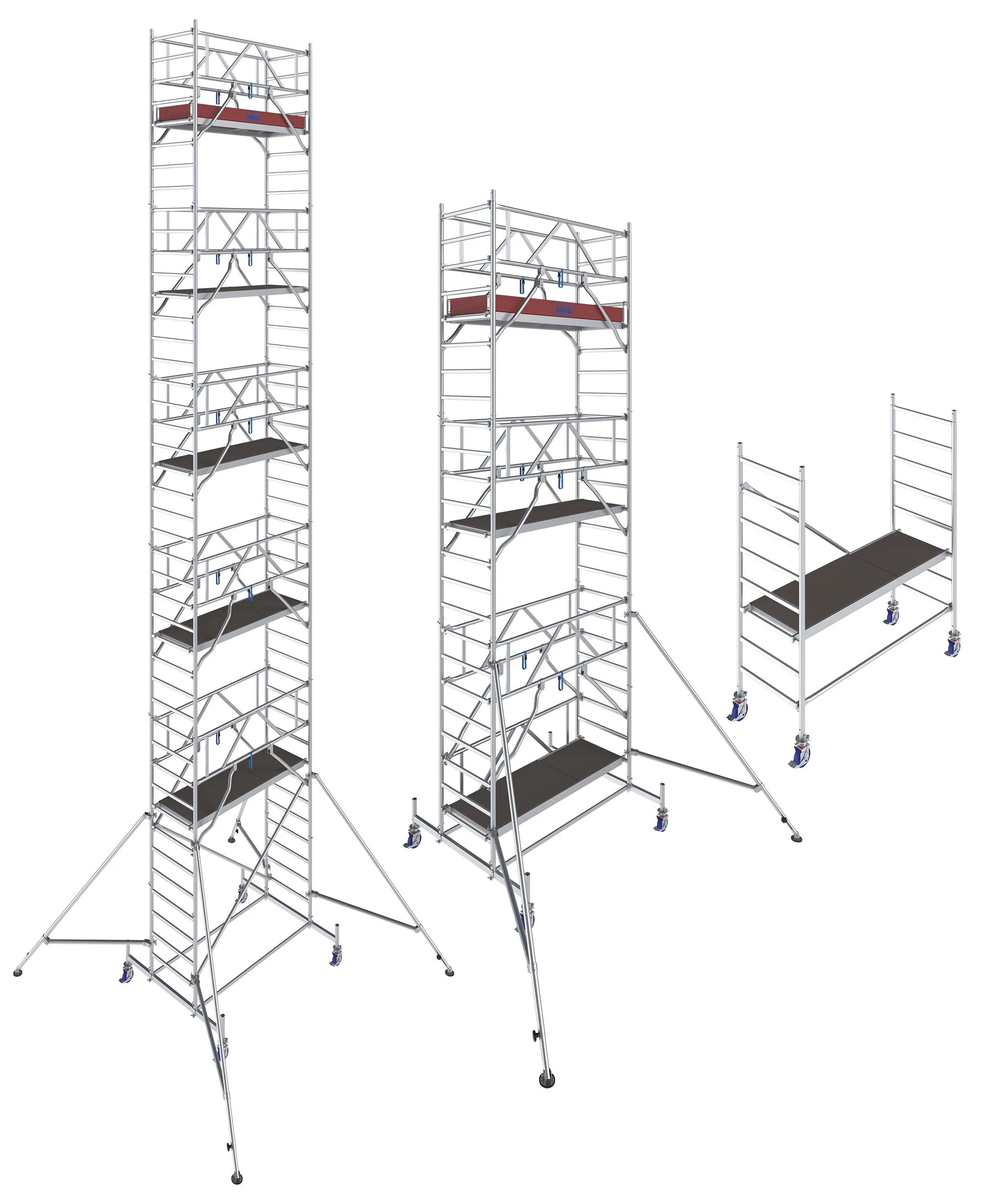 STABILO Fahrgerüst Serie 10, Feldlänge 2 m, Arbeitshöhe ca. 6,40 m