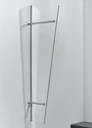 Seitenblende für PT/GR Acryl, 1850 x 600 x 300 mm, Edelstahl