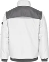 Funktionsblouson, weiss-grau, Gr. M