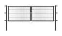 Doppeltor Flexo mit Zubehör, anthrazit, Breite 250 cm, Höhe 100 cm, PF: 60x60 cm