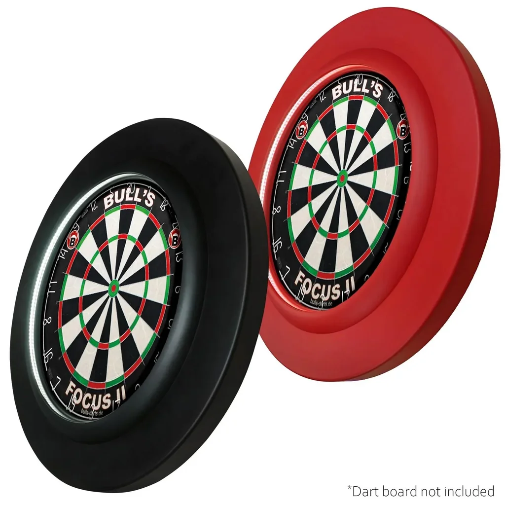 Dartscheiben Umrandung mit Beleuchtung schwarz