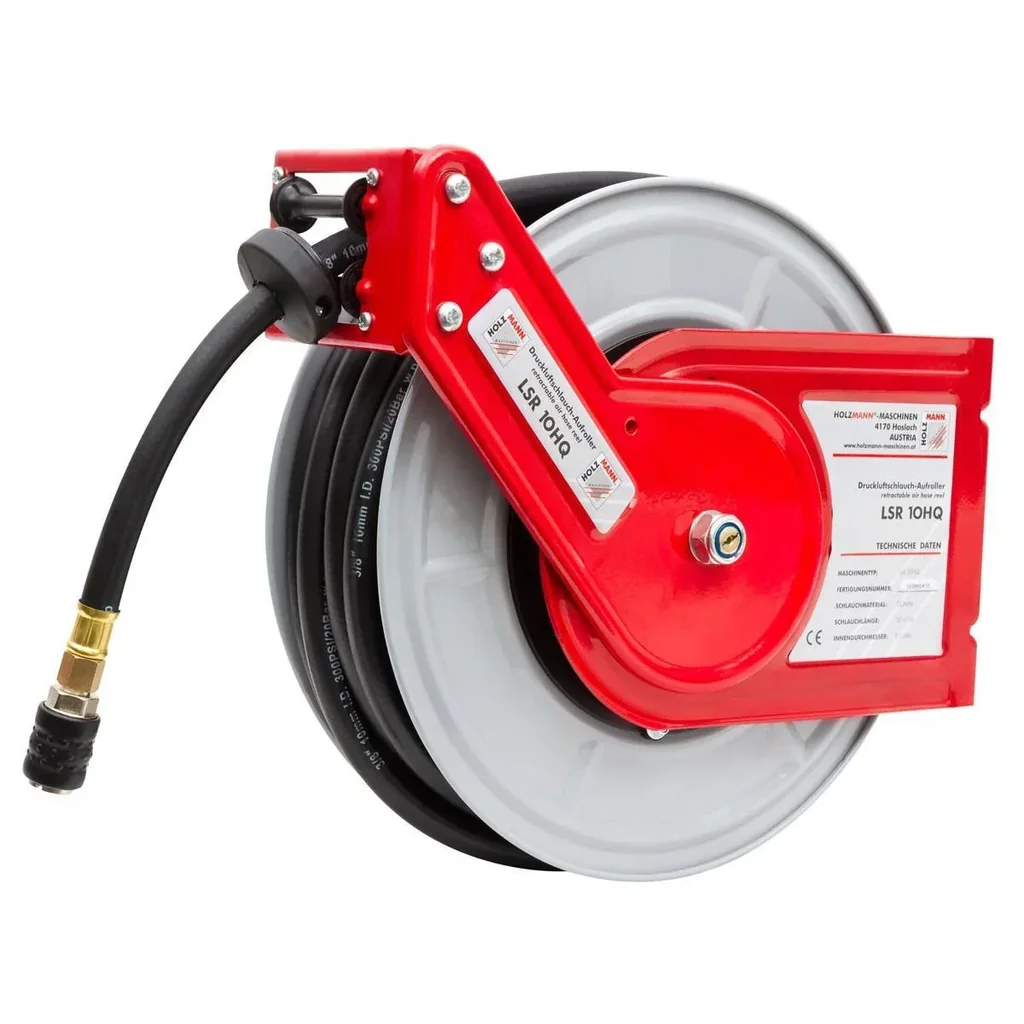 Druckluftschlauch Aufroller 10 m mit Safe Lock