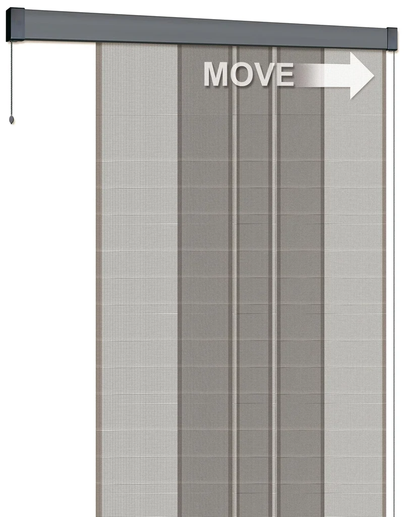 Insektenschutz-Vorhang PREMIUM, 95 x 220 cm, Farbe anthrazit