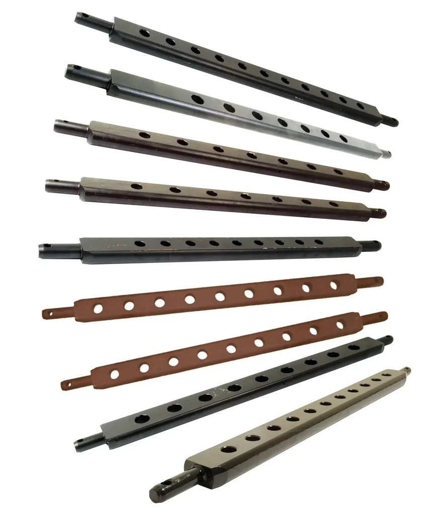 Ackerschiene Kat 2, 7 Löcher, 1000 mm, Ø 28 mm, 30 x 60 mm