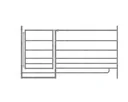 Schafpanel 1,83 Meter mit Tor