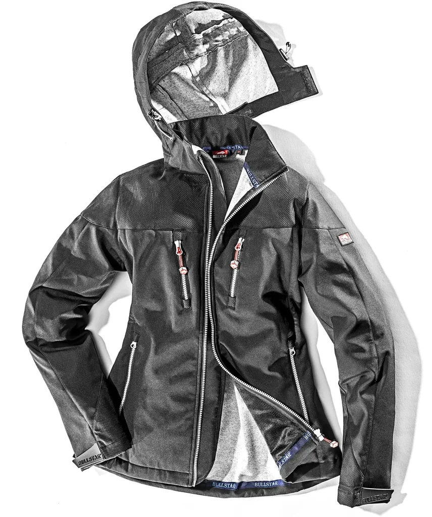 Damen-Softshelljacke WORXTAR schwarz, Gr. S