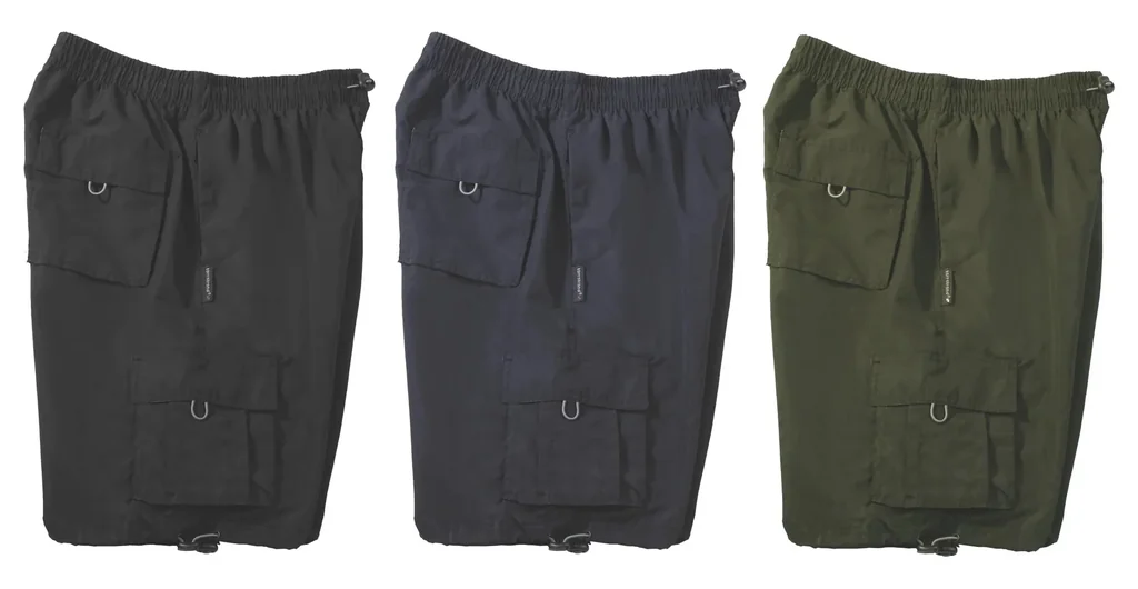 Herren Shorts mit Gummizug, Farbe schwarz, Gr. XXXL