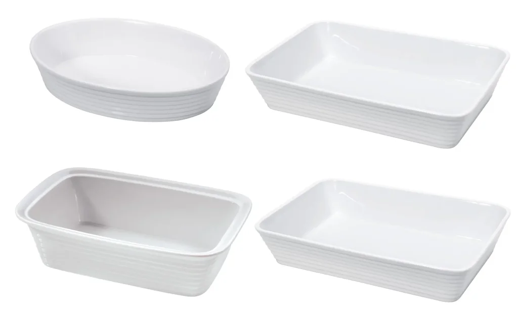 Lasagneform, rechteckig, Burgund, extra hoch, 2,75 Liter, 33 x 25 x 7 cm