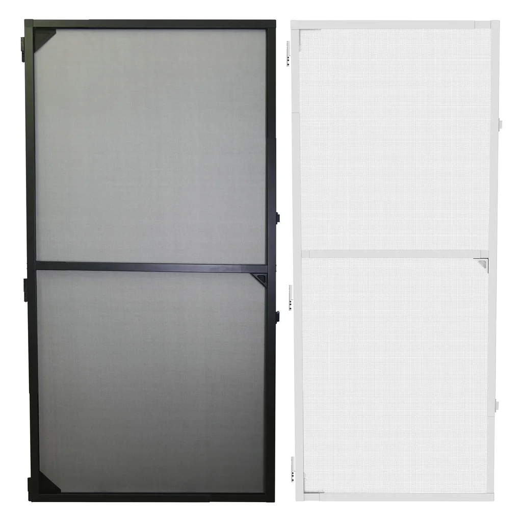 Teleskopierbarer Insektenschutz für Türen, 100 x 215 cm, Weiß