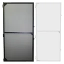 Teleskopierbarer Insektenschutz für Türen, 100 x 215 cm, Weiß