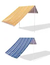 Sonnensegel Strand 146x220x150 cm  Blau