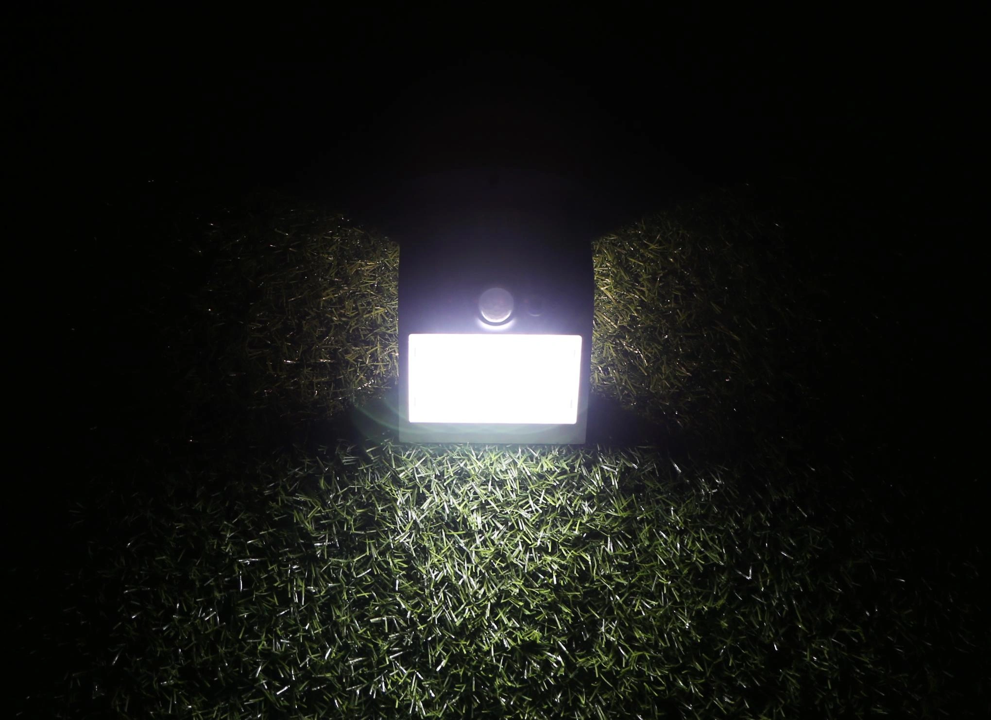 Solar LED Leuchte mit Bewegungsmelder, schwarz