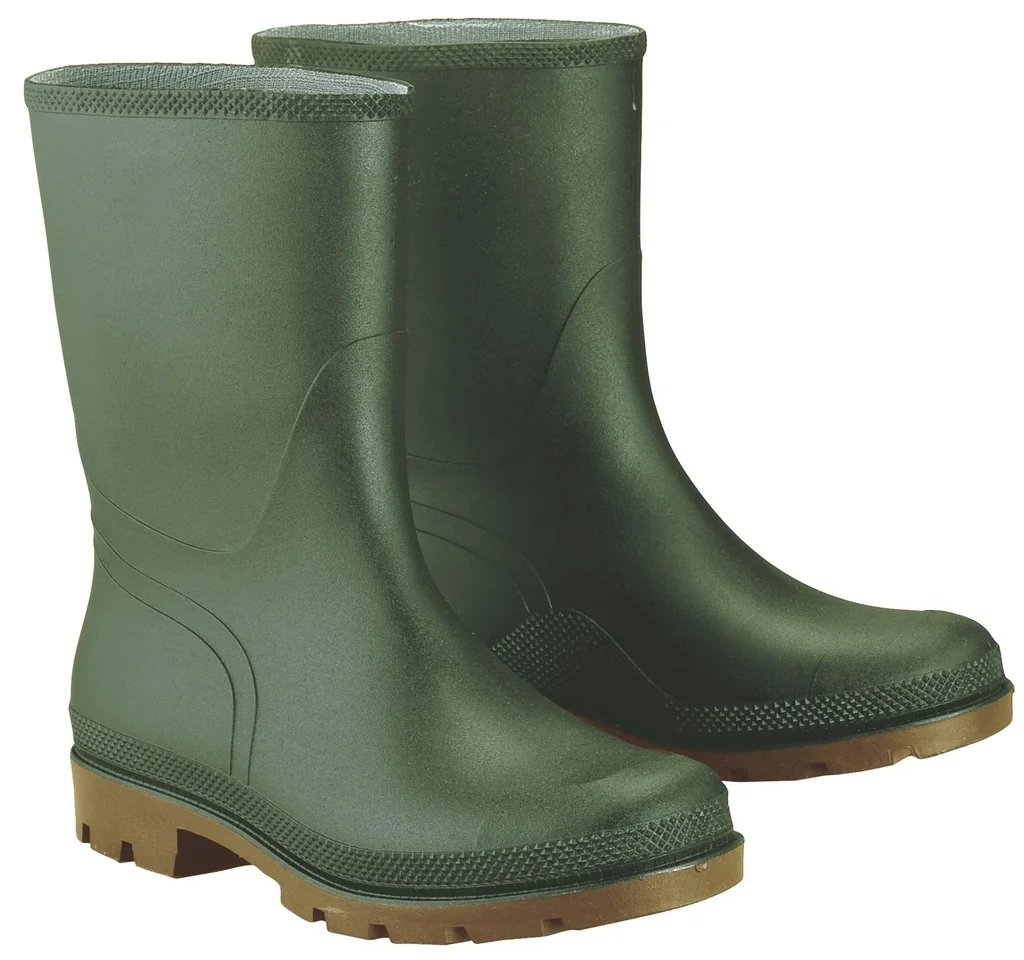 Regenstiefel aus PVC, halbhoch, Farbe grün, Gr.40