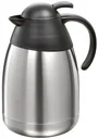 Edelstahl Isolierkannen, 1 Liter, Höhe mit Deckel 21 cm, ohne Deckel 17,5 cm